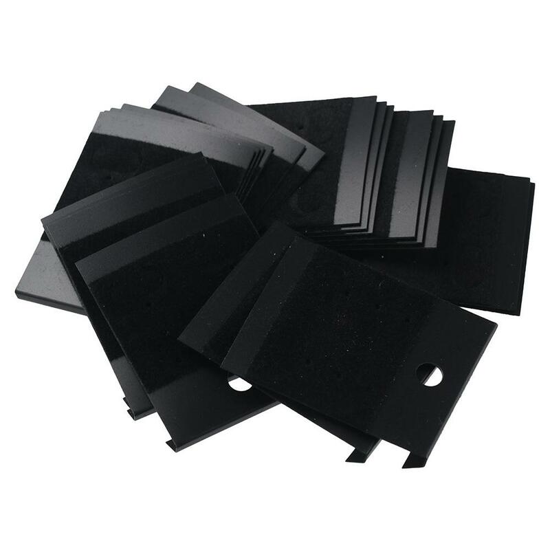 Органайзер для сережек и карт, черный бархатный пластиковый держатель для ювелирных изделий, висячий, для витрин