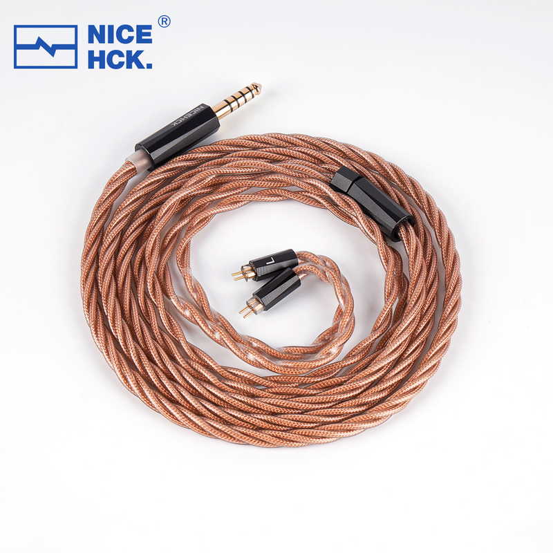 NiceHCK OurOasis-Cable de repuesto para auriculares HiFi, accesorio de cobre Furukawa mezclado con 6N OFC, auricular IEM, actualización para Himalaya Bidong SR5