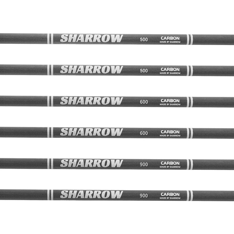 6/12Pcs 31นิ้ว Pure Carbon Arrows กระดูกสันหลัง500 600 900 ID 4.2มม.Arrow สำหรับยิงธนูกลางแจ้ง bow การล่าสัตว์อุปกรณ์การฝึกอบรม