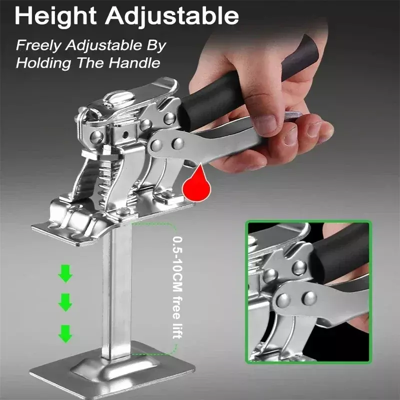 New Hand Lifting Tool Labor-Saving Arm Jack Door Panel Drywall Lifting Cabinet Board Lifter Tile Height Adjuster Elevator Tools