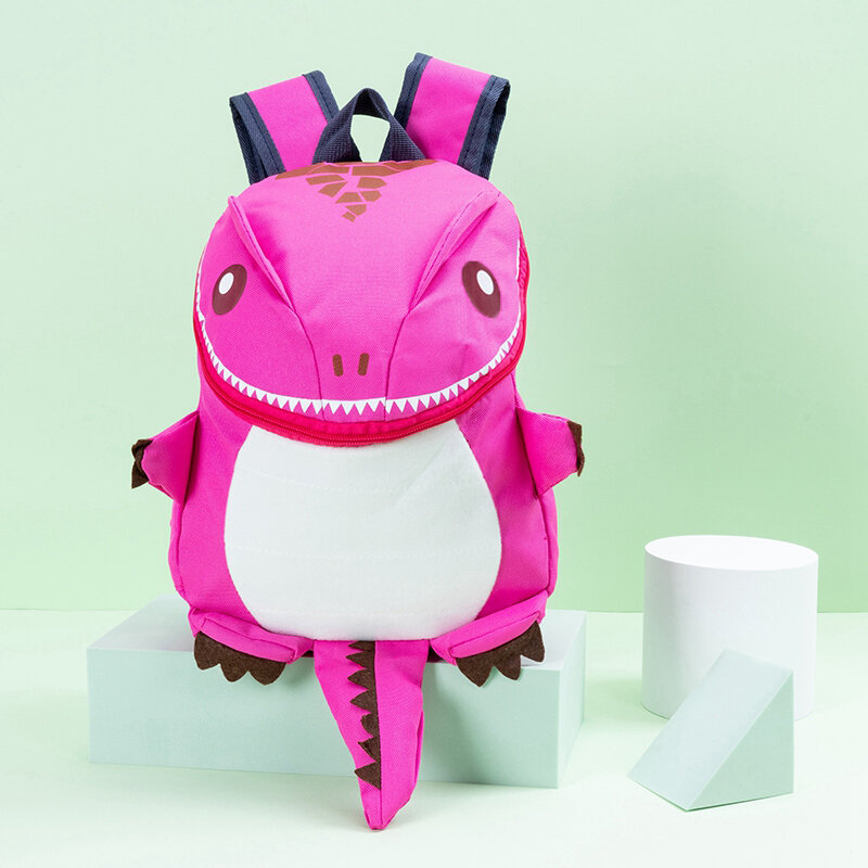 Mochila de dinosaurio 3D Adorable para niños, Bolsa Escolar de animales divertidos, Ideal para guardería, Mochila de niño de primaria, Mochila perfecta para bebé