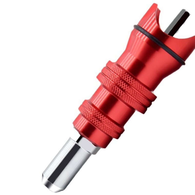 Professional Rivet Guns Adapter Cordless Riveting Drill Tool Processing for Rivets with Removable Handle for Projects