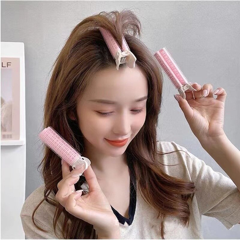 Volumizing Hair Clips 1/2pcs Fluffy Curly Hairpins Hair Root Fluffy Clip Hair Top Styling Curling Barrel Korean Hair Rollers