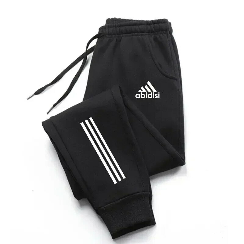 Fashion Brand Men's Clothing Trousers Drawstring Casual Pants Sweatpants Autumn And Winter Jogging Sports Pants