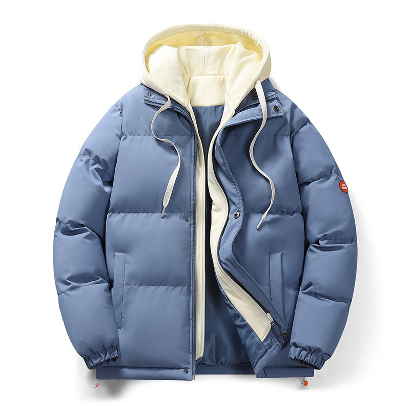 남녀공용 루즈핏 다운 코튼 코트, 커플 코튼 코트, 2023 겨울 신상