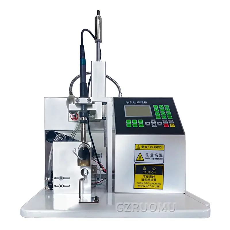 Semi-Automatic Soldering Machine Foot-Operated Lcd Screen Soldering Device Automatic Blowing Tin Adjustable Soldering Equipment