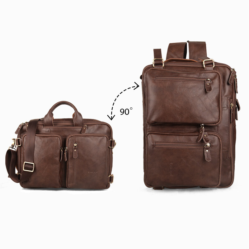 本革のメンズバッグ,ラップトップ用の本革バッグ,14種類のメッセンジャースタイル,ドキュメントとデザイナーのビジネスポートフォリオ