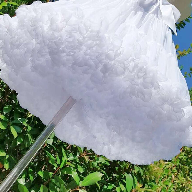 DongCMY-enaguas de Lolita de estilo floral para mujer, tutú de Cosplay de crinolina interior, falda hinchada debajo de los vestidos de novia