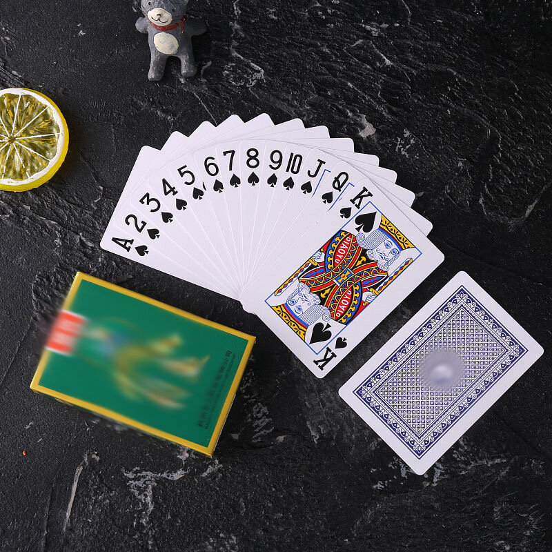 Baralho Marcado Jogando Cartas Poker Truques Mágicos Perspectiva Poker Cartões Close-up Rua Ilusão Truque Fácil de fazer para Iniciante