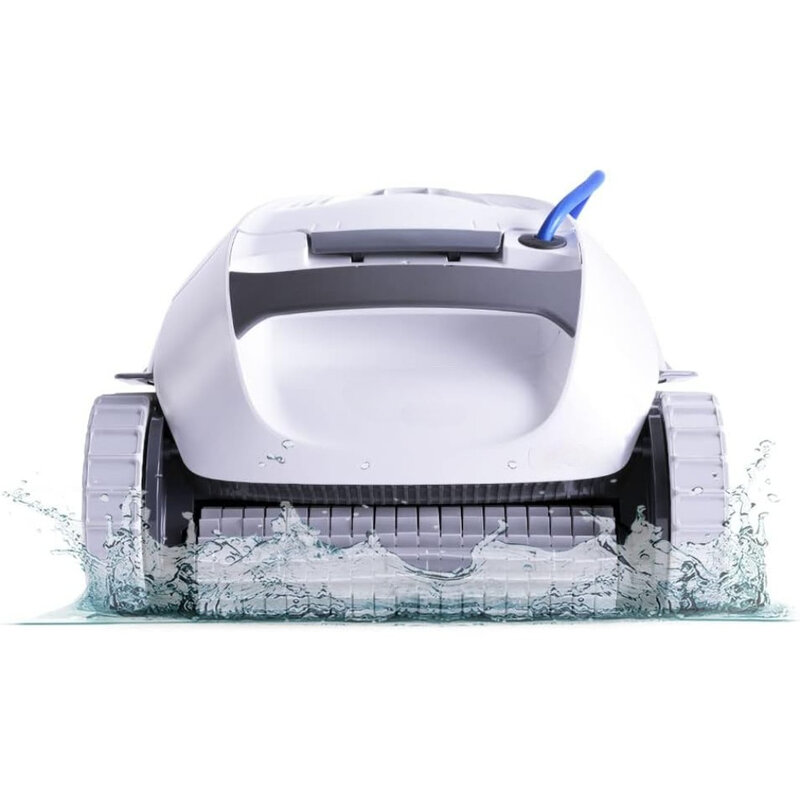 (Model 2024) penyedot debu kolam robotik semua kolam hingga 30 FT - Scrubber sikat mudah muat atas filter
