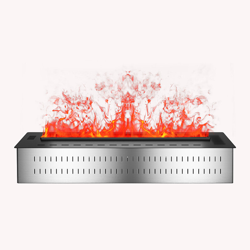 -Fire 60 Inch Electric Fireplace Inserts 3D Water Steam Electric Fireplace