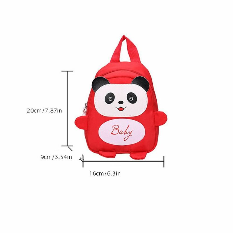Anti-lost Panda Children Backpack Cartoon Mini Children School Bag Double Shoulder School Bag Kindergarten Backpack Toddler