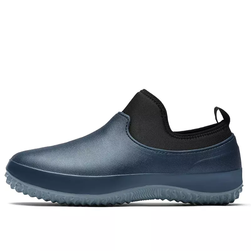 Sepatu Koki Kerja Pria Sepatu Kasual Antiselip Ukuran Besar Sepatu Datar Tahan Air dan Tahan Minyak Sepatu Restoran Sepatu Bot Hujan Luar Ruangan