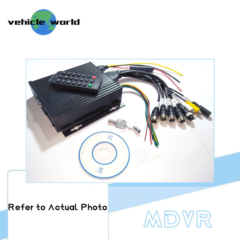 Оптовая продажа SD-карт MDVR H.264 четырехканальный мобильный автомобильный видеорегистратор для автобусов и грузовиков