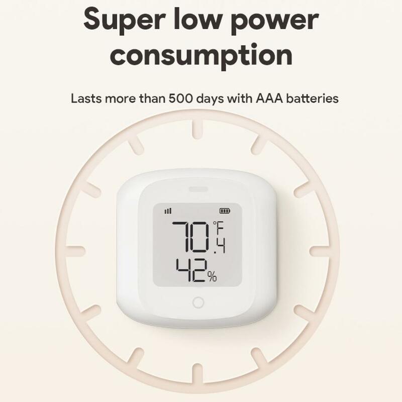 Smart Connectivity Home Device, temperatura precisa e rastreamento de umidade, energia eficiente, tecnologia inteligente, 1-10pcs