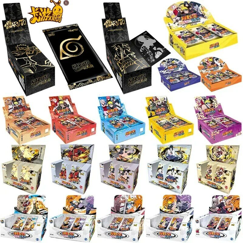 KAYOU Original 2023 Neue Naruto Komplette Serie Karte Booster Pack Box Anime Figur Seltene Sammlung Karten Flash Card Spielzeug Für geschenk