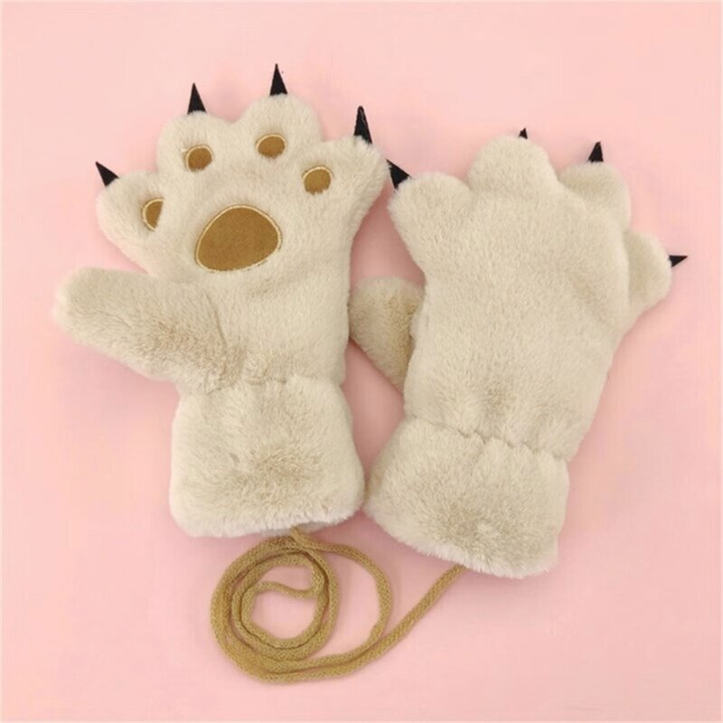 Детские зимние перчатки, зимние перчатки для малышей, милые зимние варежки, веселые теплые