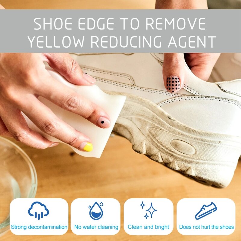 Pembersih Sepatu Busa D0AD Menjaga Sepatu Kets Anda Tetap Bersih Pengoperasian Sederhana Menghilangkan Berbagai Noda