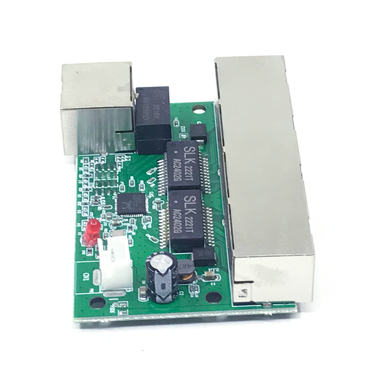 Mini Pcba 5 Poorten Networkmini Ethernet Switch Module 10/100Mbps 5V 12V 15V 18V 24V