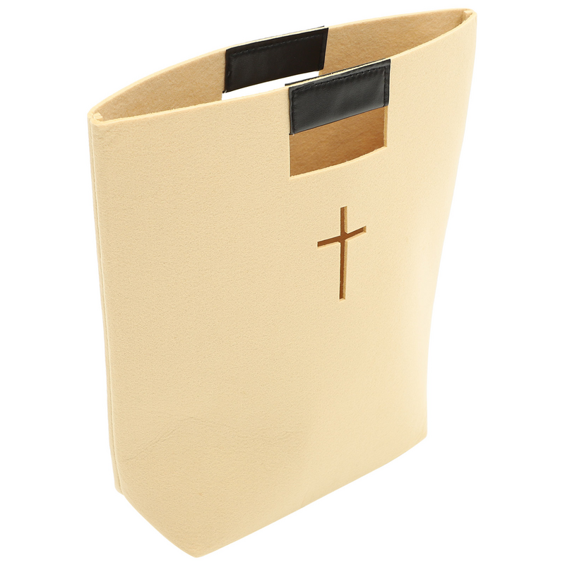 Сумка для покупок с вырезами из Библии, фетровая Обложка для книги, женская сумка-тоут для христианской церкви, Портативная сумка для изучения Библии