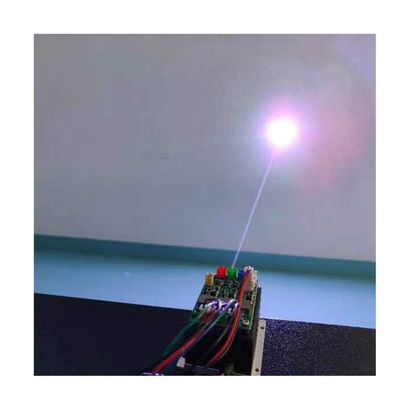 Lumières Blanches RVB, Rouge, Vert, Bleu, Diode Laser Tech, Lampe de Scène TTL(3W)