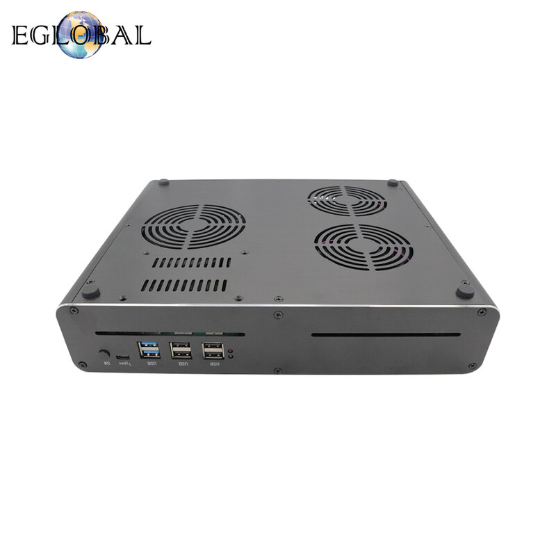 كمبيوتر ألعاب Eglobal-mini intel core i7 h ، كمبيوتر مكتبي مع rtx ، 8g ، windows 11pro max ، 64g ، ddr5 max ، 4 ivme ، wifi6