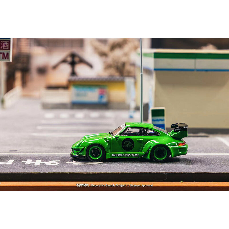 TW In magazzino 1:64 RWB 993 ritmo ruvido Fuel Fest Driver per studenti Diecast Diorama collezione di modelli di auto Miniature Tarmac Works