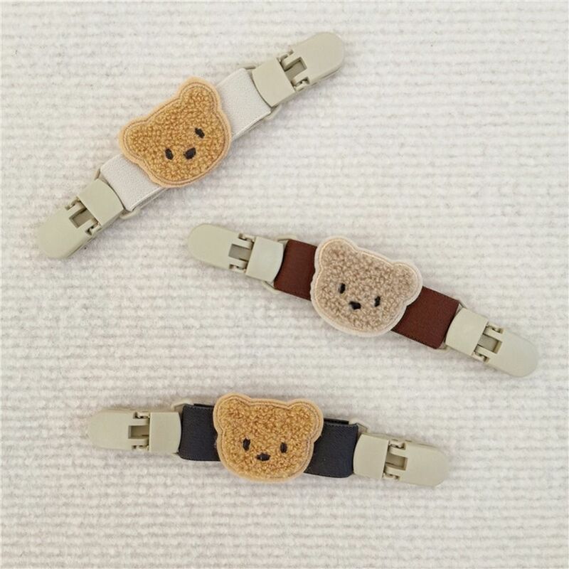 Rok Aksesori portabel untuk anak-anak, ransel Anti selip klip bahu celana klip tali Beruang klip suspender