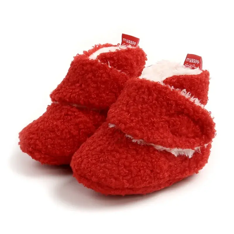 2023 Nieuwe Mode Winter Baby Slippers Meisjes Jongens Laarsjes Warme Baby Sokken Schoenen Pasgeboren Wieg Schoenen Baby Prewalkers 0-18M