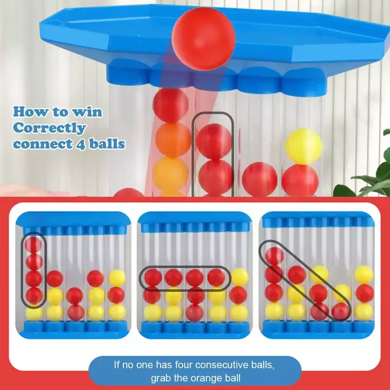 Juego de mesa interactivo de cuatro bolas para padres e hijos, diversión de rebote creativa, entretenimiento para fiestas, juguetes de pelota eyectora