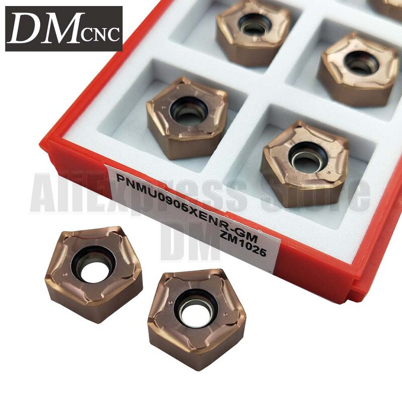 10pcs PNMU0905XENR-GM PNMU0905XENR GM PNMU0905 XENR PNMU 0905 Carbide Milling Inserts Turning Tools CNC Cutter Lathe Blade