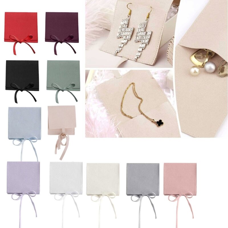 Jewellery Bracelet Necklace Earrings Rings Storage Ribbon Jewellery Bag DropShip