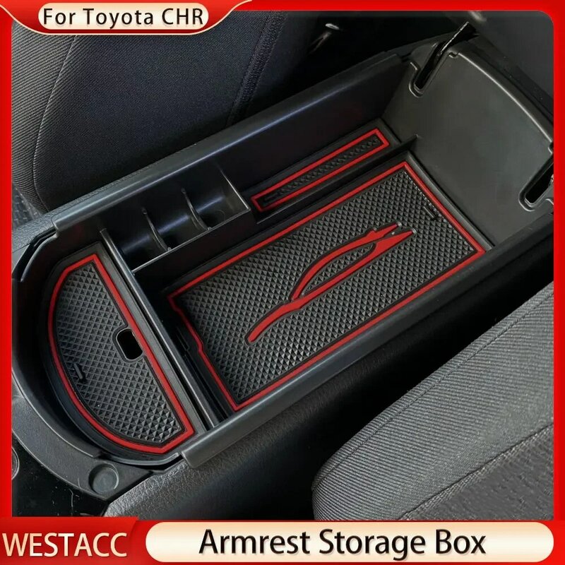 Car Center Console Armrest Box Storage Box for Toyota C-HR CHR 2016 - 2021 Organizer Container Holder Tray Accessories