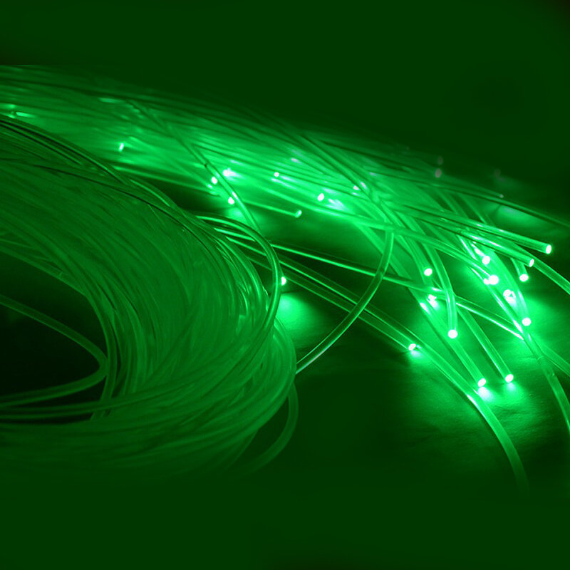 Hot Sales 0.5～4 Meter 0.75mm 1mm End Glow PMMA Fiber Optic Cable For LED Light Engine Car Home DIY LED Star Ceiling Light