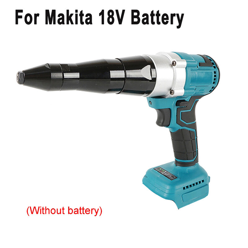 Pistola remachadora eléctrica inalámbrica para Makita, herramientas eléctricas con batería de 18V, taladro de 2,4-4,8mm, destornillador de inserción, removedor automático de uñas