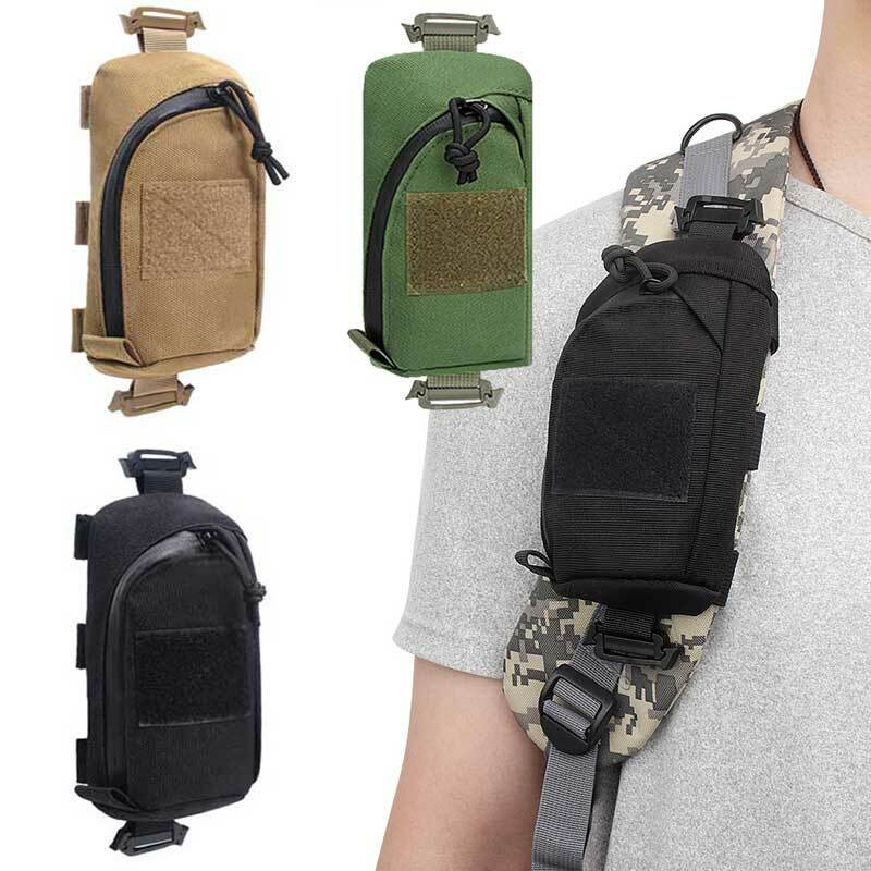 군사 전술 응급 처치 키트 가방, 몰리 파우치, 육군 EDC 도구, 비상 가방, 전화 파우치, 야외 하이킹 사냥 배낭 용품