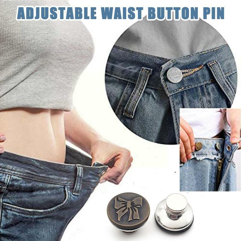 1 Pcs Flat Waistband And Button-free Jeans Waistband Pant And Tool Waist Reduction Adjustment Waist Button-free And Reducti E5E6