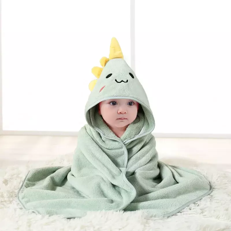 Ręcznik kąpielowy noworodek Cartoon Baby sladdle dziecięcy szlafrok koc z polaru ciepłe owijka dla niemowląt do spania dla noworodki chłopców dziewcząt