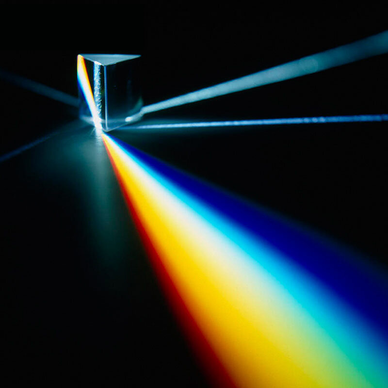Kids Natuurkunde Stem Wetenschap Speelgoed Glas Reflecterende Driehoekige Kleur Prism Leren Educatief Speelgoed Voor Kinderen Licht Spectrum