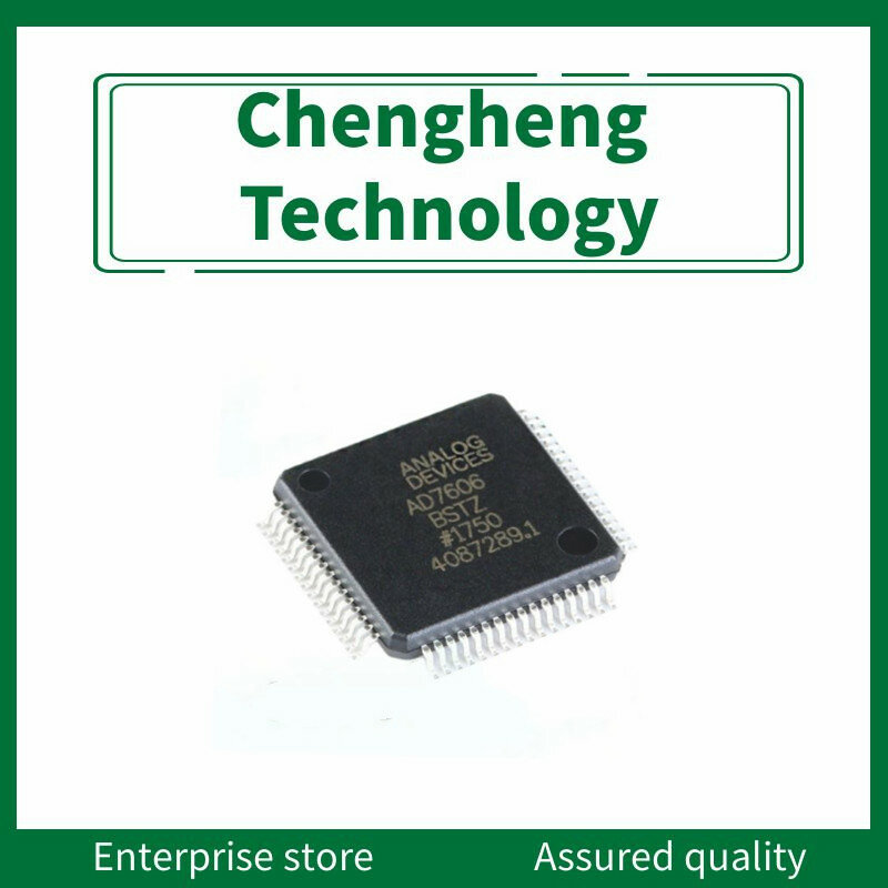 2PCS AD7606BSTZ 8-channel 200kHz 16 bit ADC DSP interface analog-to-digital conversion chip LQFP-64