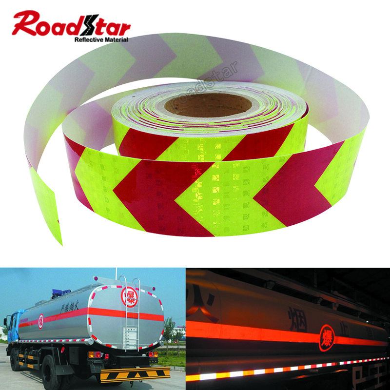Roadstar 5cmx30m Reflective Material Car Sticker Automobile Motorcycles Safety Warning Tape