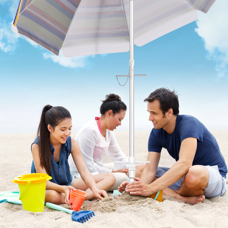 Estacas de Base de sombrilla con enchufe de tierra, accesorios para exteriores, soporte de playa, anclaje de soporte de plástico esencial para vacaciones
