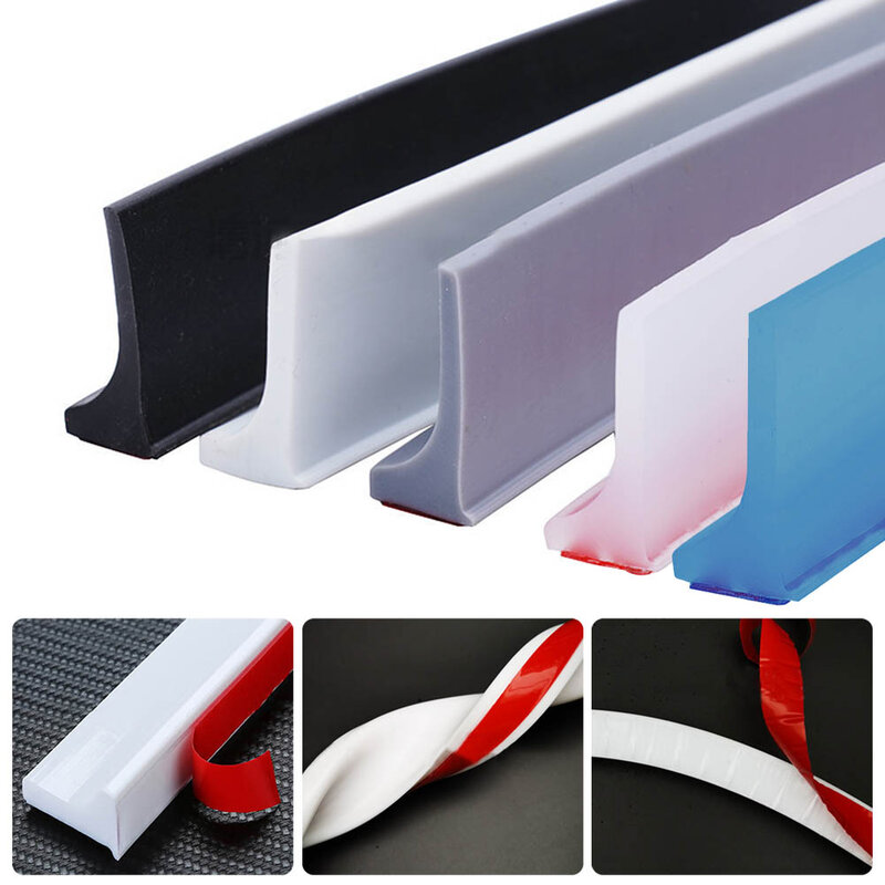 Water Barrier Fleixble Strip Ground Silicone Self-adhesive Other Areas Where Water Needs To Be Contained