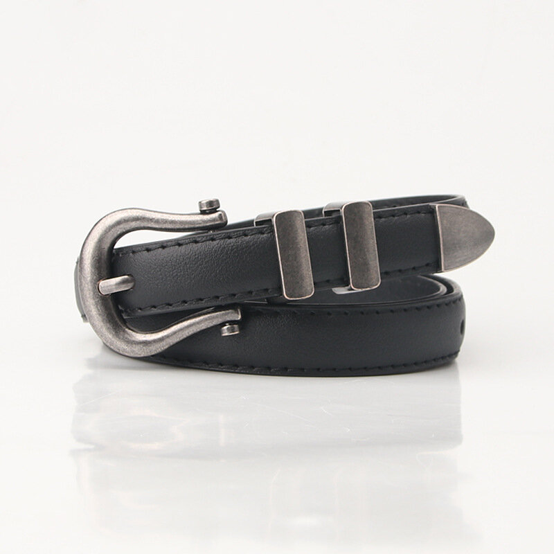 Cinturón de cuero genuino con hebilla para hombre y mujer, correa de alta calidad con caja de diseñador, a la moda, novedad de 2023, L134