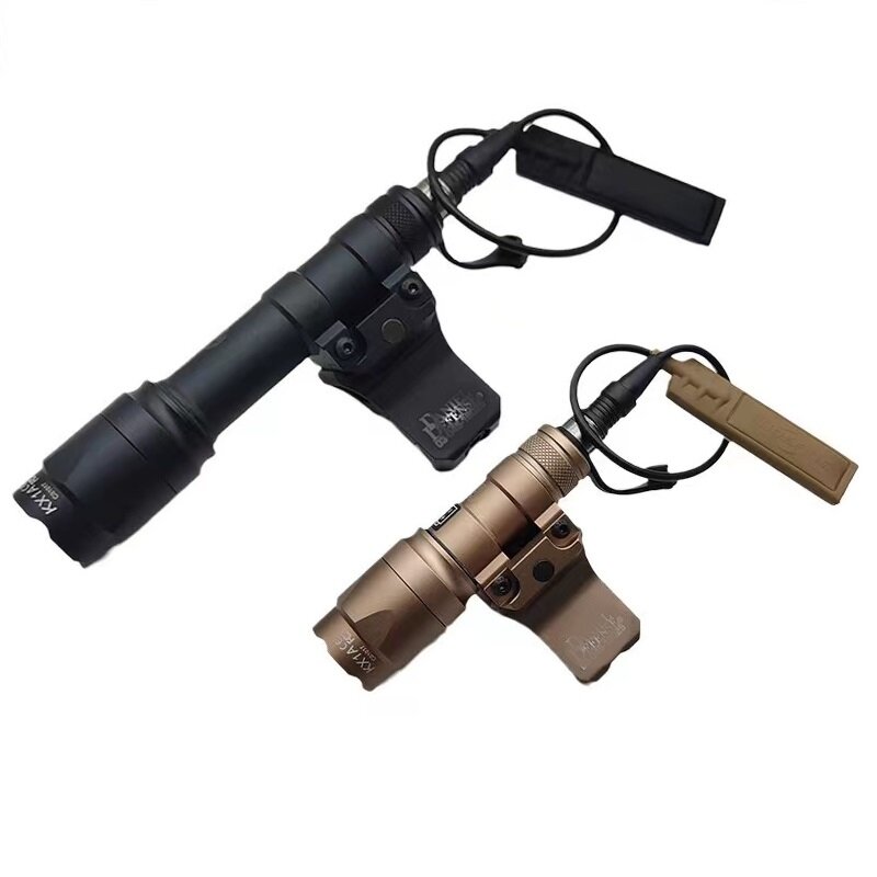 NEW Tactical Scout Light Outdoor Offset Mount For M300 M600 Airsoft Flashlight Base Weapon Light Fit 20mm Rail Mount Accessory