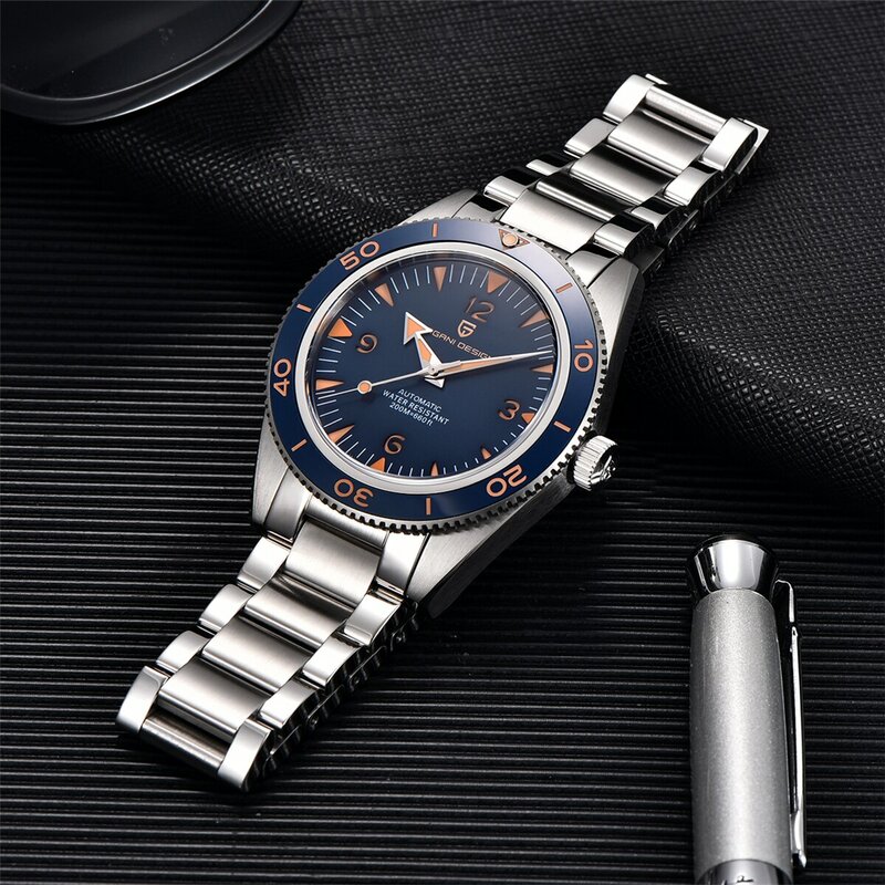 2024 neue Pagani Design 41mm Herren automatische mechanische Uhr klassische Retro 200m wasserdichte Business-Sport uhren reloj hombre