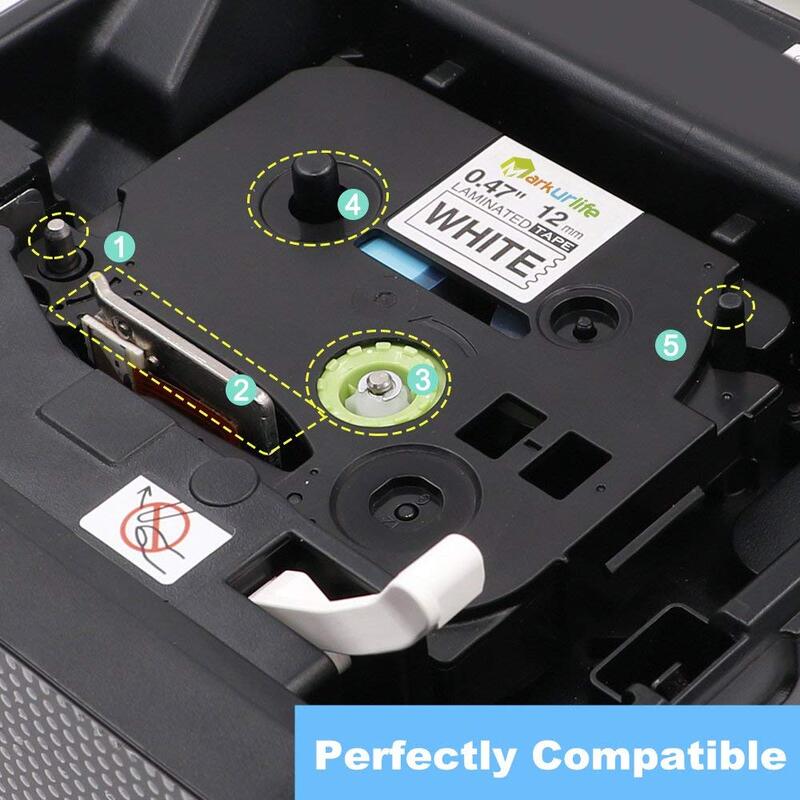 Ярлык совместим с TZ231 131 231 12 мм для принтера Brother, ламинированная лента, устройство для создания этикеток, 31 цвет