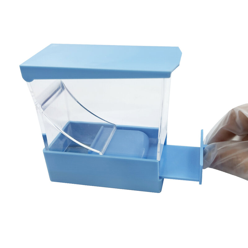 1 szt. Rolka bawełniana dentystyczna dozownik Organizer do szuflad w stylu wymazów z przegródkami pudełka na narzędzia do higieny jamy ustnej