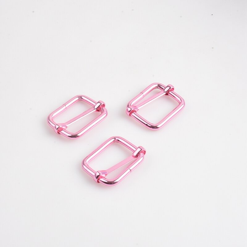 Hebilla de ajuste rosa claro, 10 piezas, hebilla deslizante para bolso, hardware de bricolaje