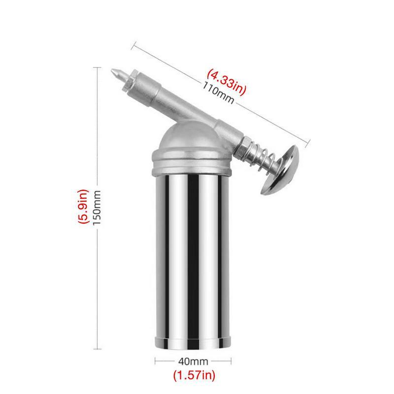 Injektor gemuk Mini, alat Mini nozel jarum kapasitas 80cc, injektor minyak genggam tekanan Output 1000PSI untuk kunci pas Dampak
